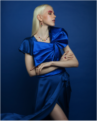 smock dress with sleeves