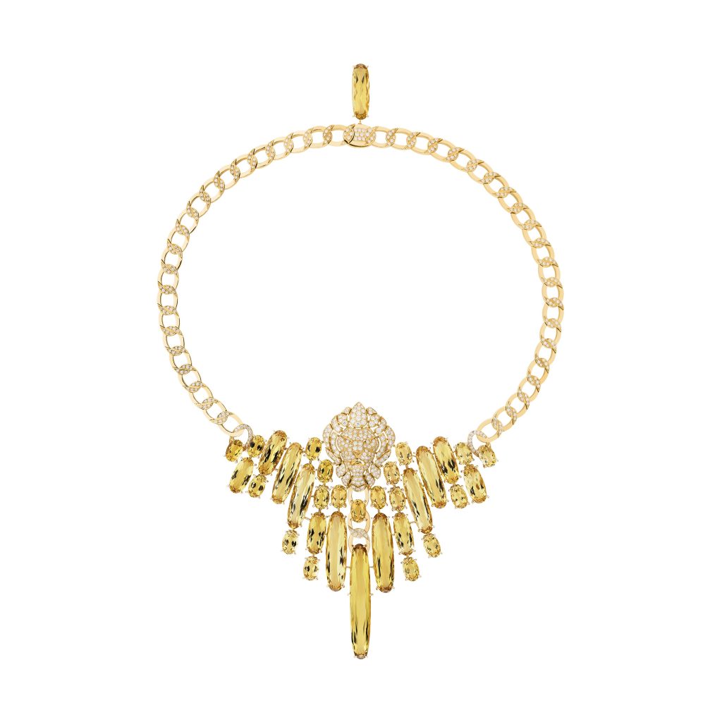 Chanel-Collier Dazzling-gold-yellow-beryls-diamonds