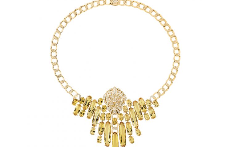 Chanel-Collier Dazzling-gold-yellow-beryls-diamonds