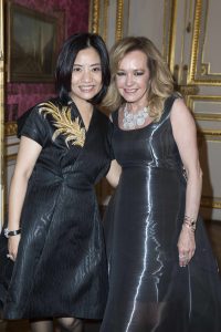 Guo Pei with Caroline Scheufele