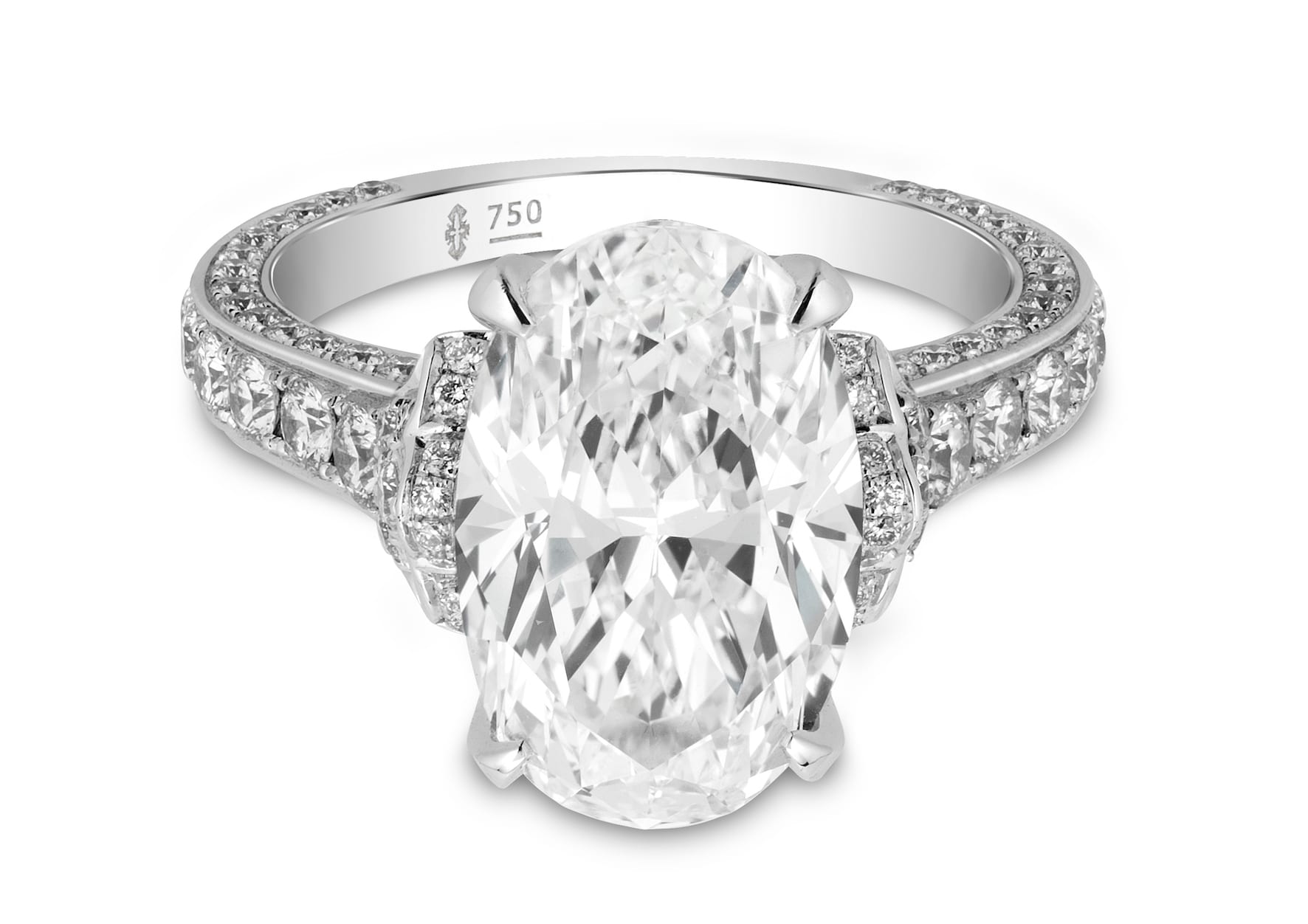 4caratdiamondengagementbridalringgemspavilion Solitaire Magazine