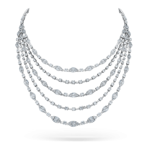 Diamond bridal necklace