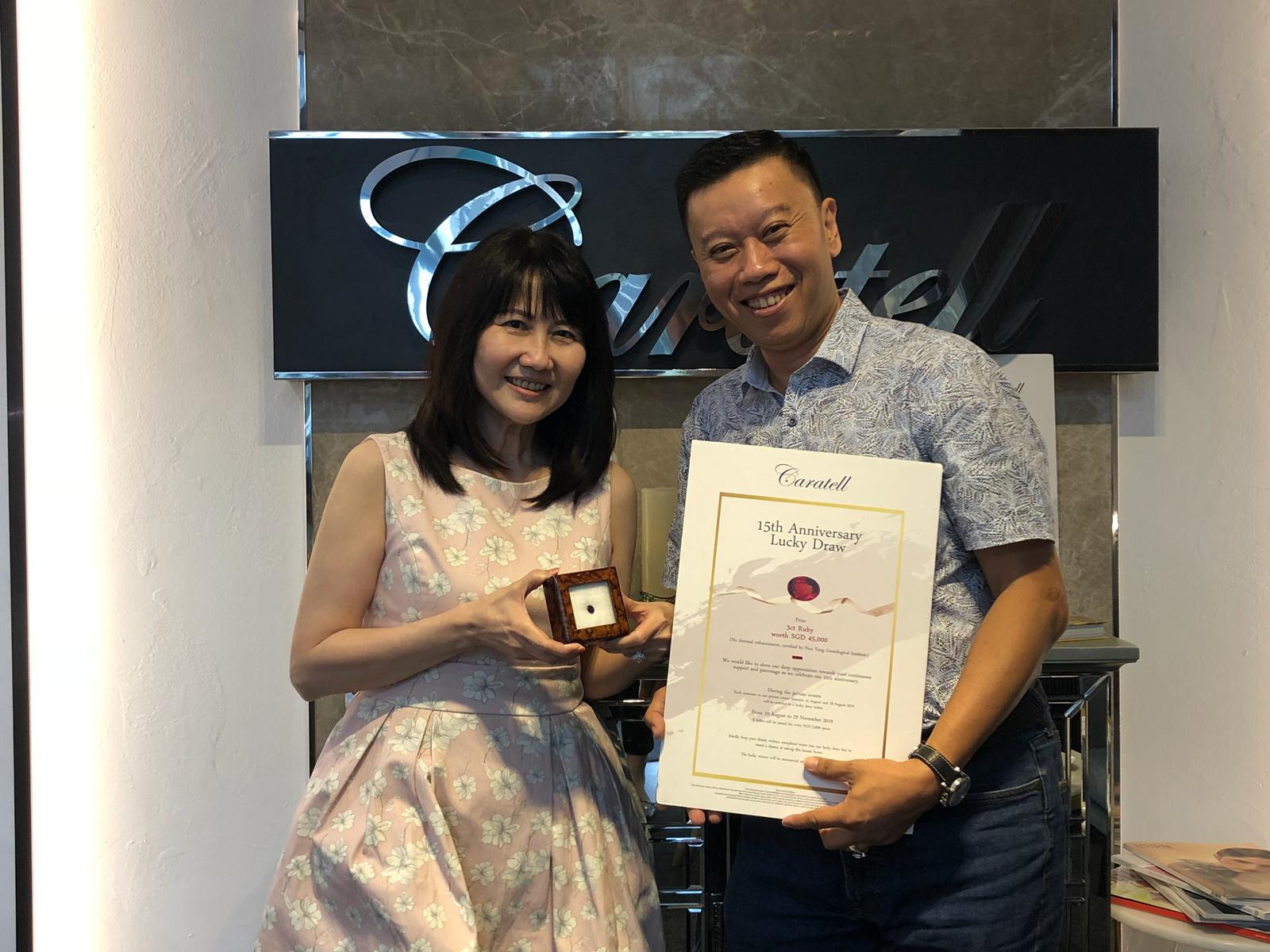 MEET THE WINNERS OF CARATELL’S 15TH ANNIVERSARY CELEBRATION GIVEAWAY