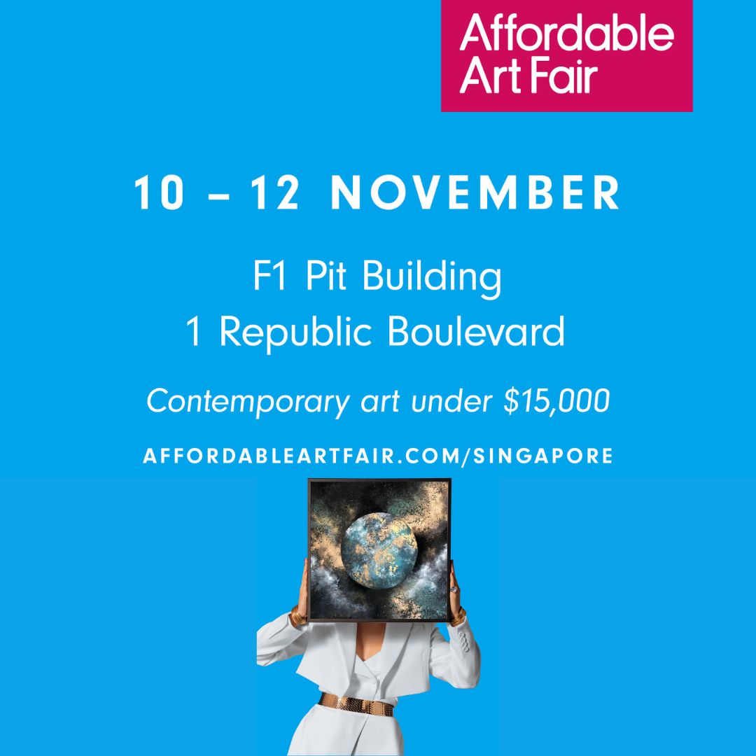 AFFORDABLE ART FAIR SINGAPORE RETURNS FROM 10 TO 12 NOVEMBER AT THE F1 PIT BUILDING